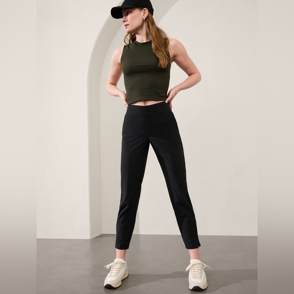 Athleta Brooklyn Ankle Pant - Black - Size 8